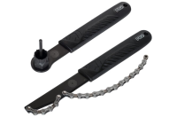 Werkzeug PRO Kassettenabzieher und Gegenhalter für Shimano Zahnkranzkassetten schwarz