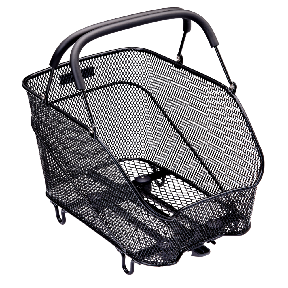 Gepäckträger-Korb, Bask-it Trunk small, black, inkl. verstellbarem Snap-it, 4...