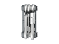 Multitool Topeak Miniwerkzeug 9 Road - Werkzeugstahl, 9 Funktionen, 92g, mit Neopren Ta...
