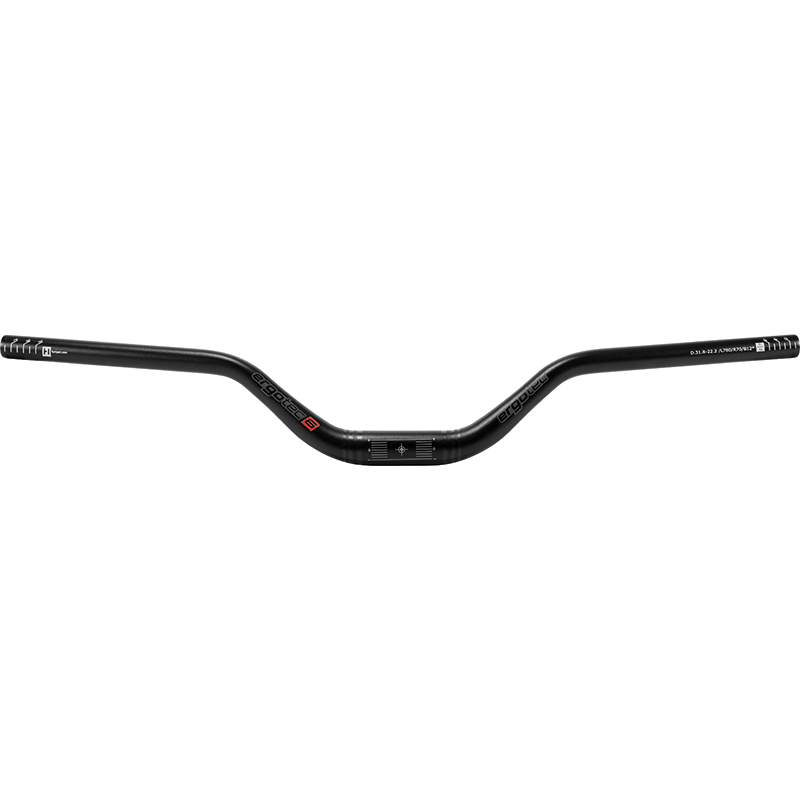 Ergotec Riser Bar 70 | 31.8 MTB-Lenker - GL 220mm, 12° Back Sweep / 5° Up Sweep