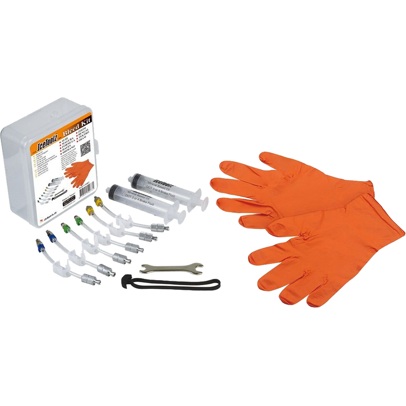 IceToolz Werkzeug, BLEED KIT MINERAL&amp;DOT für Avid,Formula,Hayes,Hope,Magura,Shiman...