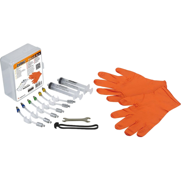 IceToolz Werkzeug, BLEED KIT MINERAL&amp;DOT für Avid,Formula,Hayes,Hope,Magura,Shiman...
