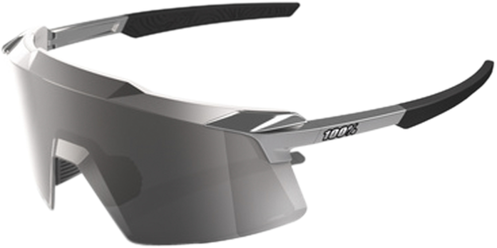 100percent 100% Aerocraft - Gloss Chrome - HiPER Silver Chrome Lens