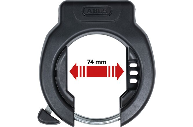 Abus Rahmenschloss Pro Amparo 4750SL NR ohne Halter schwarz
