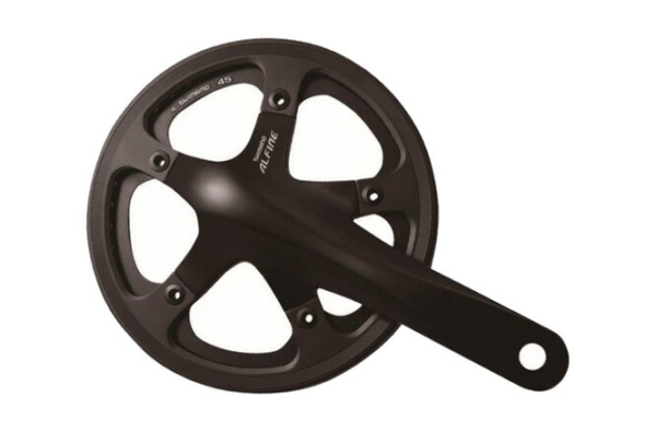 Shimano Kettenradgarnitur ALFINE FC-S501 170 mm 39 Zähne Hosenschutz schwarz