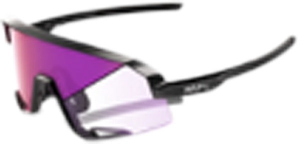 100percent 100% SLENDALE - Gloss Black - Photochromic Purple Mirror
