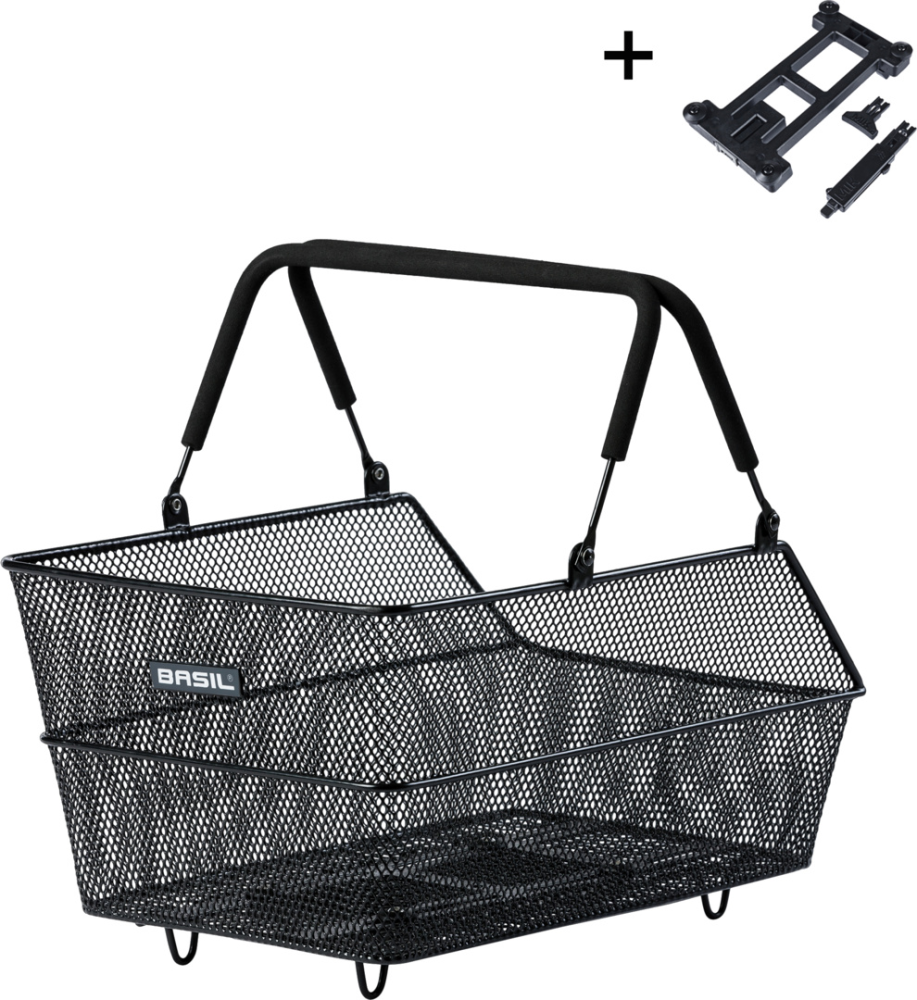 Basil Cento MIK HR-Korb, schwarz