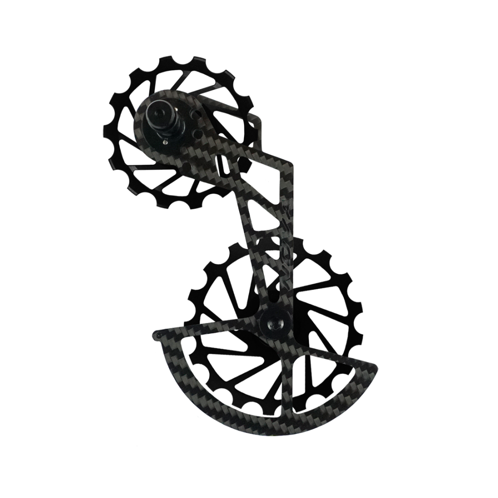 Schaltkäfig, Carbon/Ceramic, Typ Shimano Ultegra/Dura-Ace 12S, black