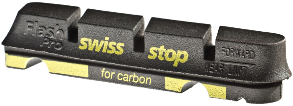 Swisstop SwissStop Bremsschuh FlashPro Shimano/SRAM Road Carbon, Pack à 2 Paar/Black P...