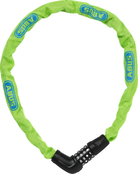 ABUS ABUS 5805C Kettenschloss m. Code 75cm, lime Code 4-stellig,  5mm Kette, Level 4