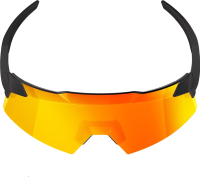 100percent Aerocraft - Soft Tact Black - HiPER Red Multilayer Mirr