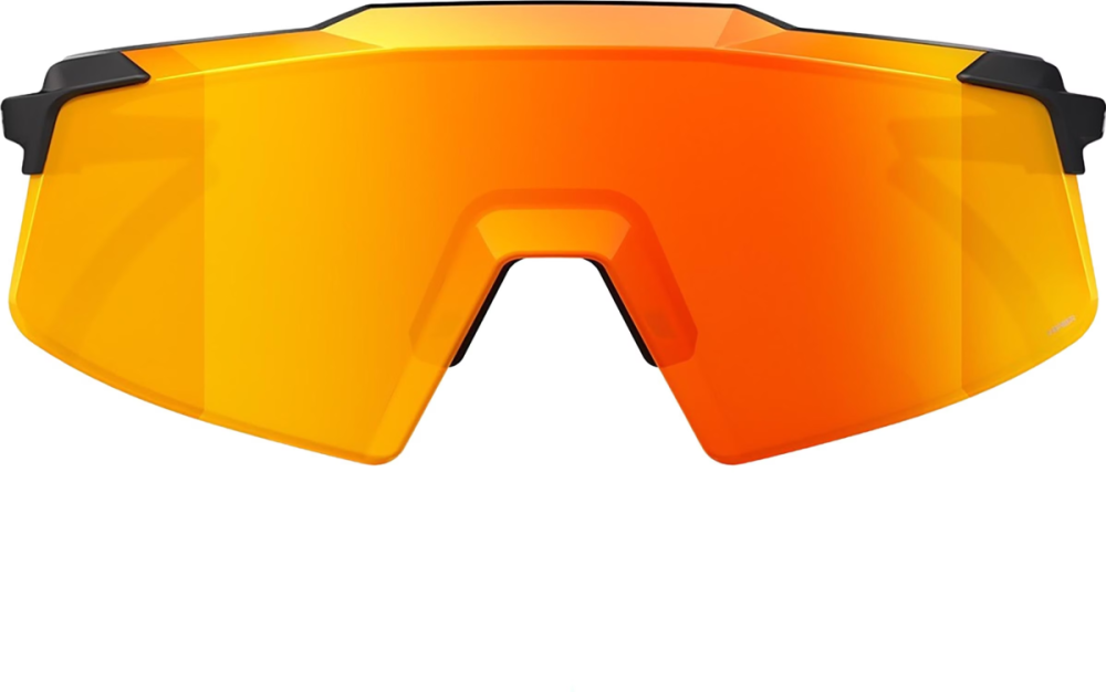 100percent Aerocraft - Soft Tact Black - HiPER Red Multilayer Mirr