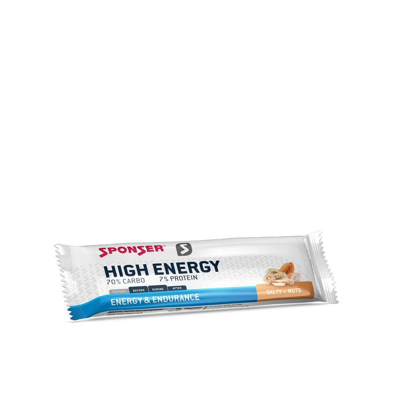 Sponser High Energy Bar, Salty + Nuts, 45g