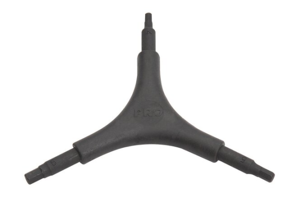 PRO Bike Gear PRO Dreiarmtorxschlüssel T25/T30/T40 schwarz