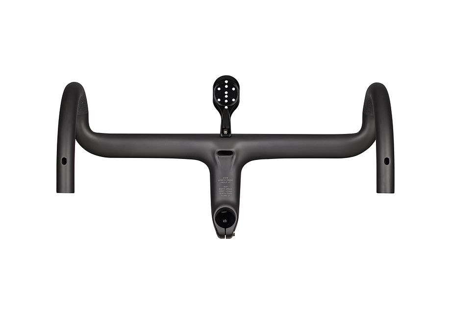 Specialized Roval Alpinist Cockpit II, Satin Carbon/Gloss Black, 120mm x 400mm 4 Flare