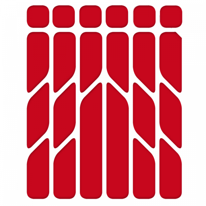 Re:flex red Klebeset