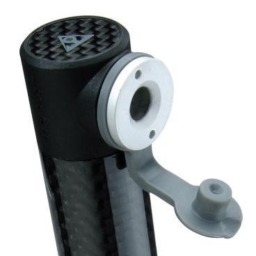 Topeak Micro Rocket Carbon Minipumpe - 11 bar, nur Presta, 55g