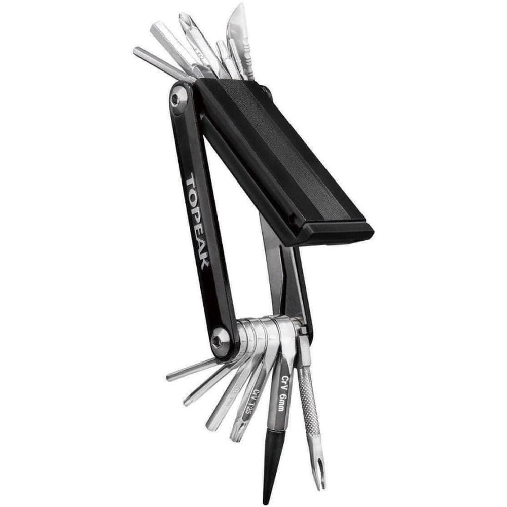 TOPEAK Topeak Tubi 18, 18 functions mini tool, w/tubeless tire repair kit, w/o tool ...